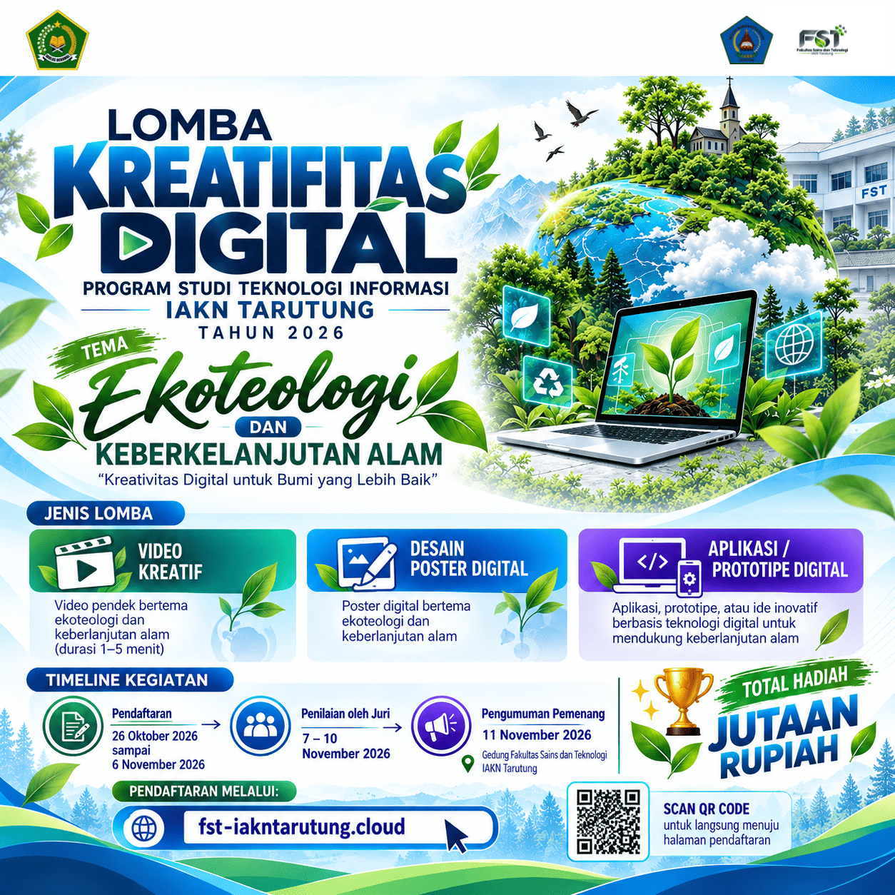 Lomba Kreatifitas Digital Ekoteologi 2026 Prodi TI IAKN Tarutung